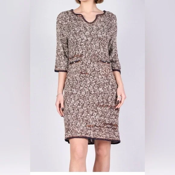 CHANEL vintage, crocheted shift dress